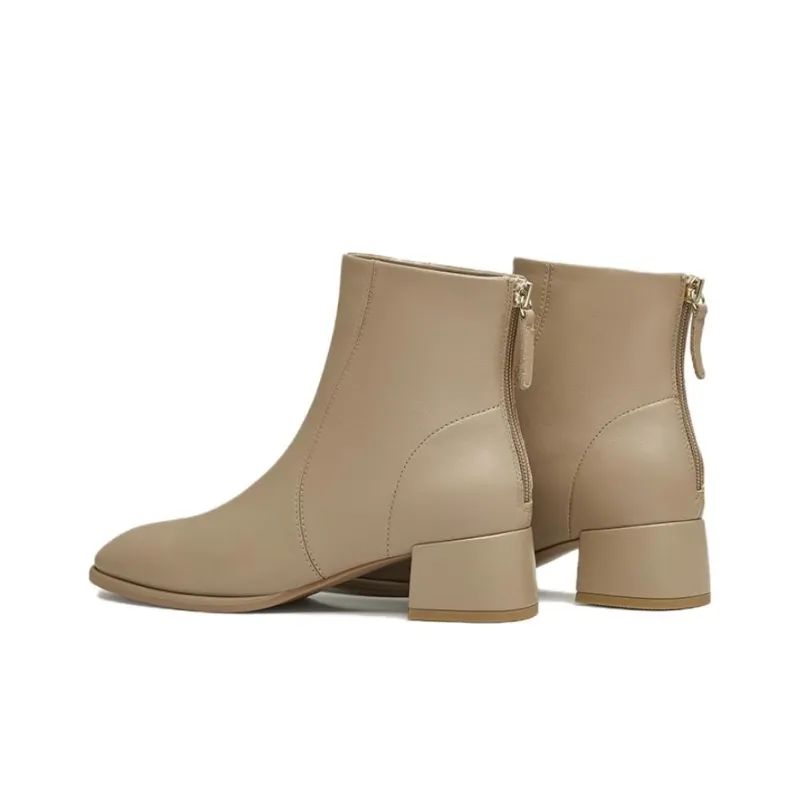 TATA Ankle Boots Women's Coffee, Gray-10