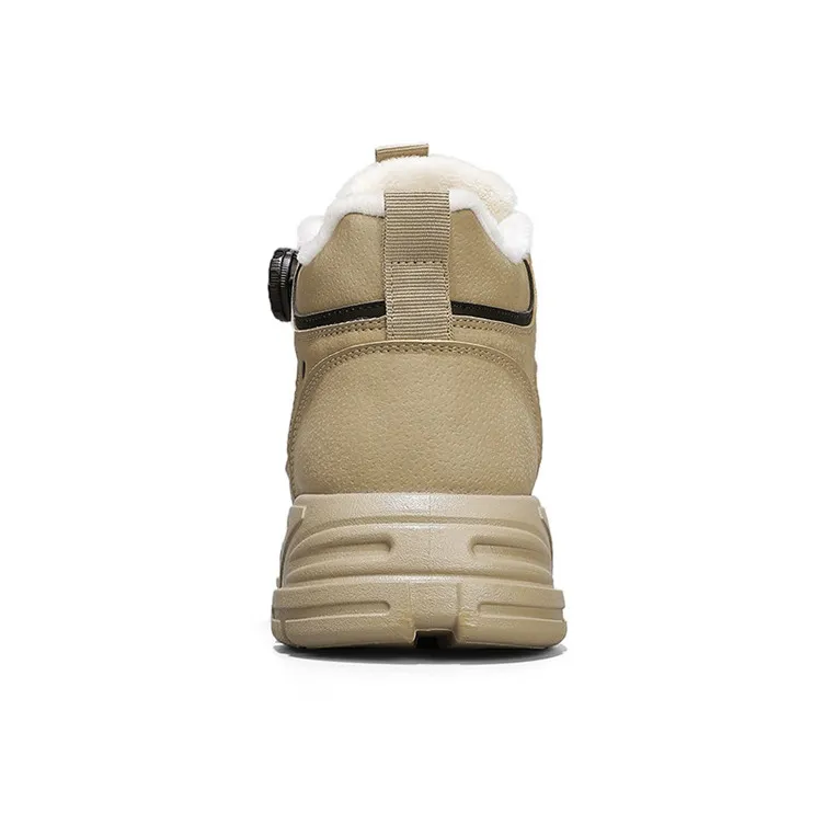 Warrior Short Mid Calf Martin Boot Unisex Khaki-4