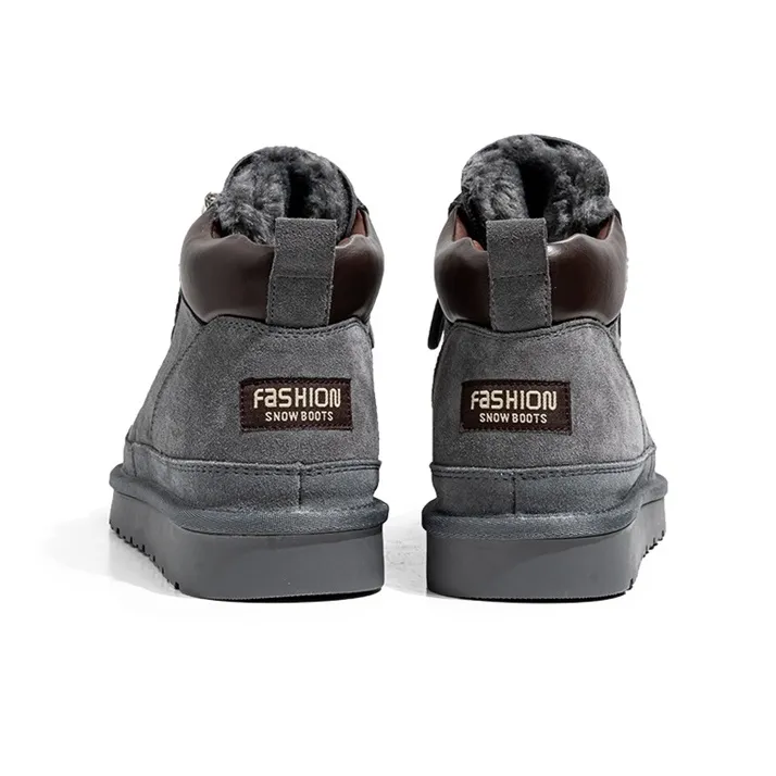 YEDANI Snow Boots Men Black/Gray/Brown-10