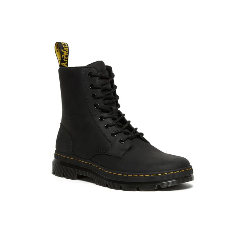 Dr. Martens Combs Leather Casual Boots 'Black'-2