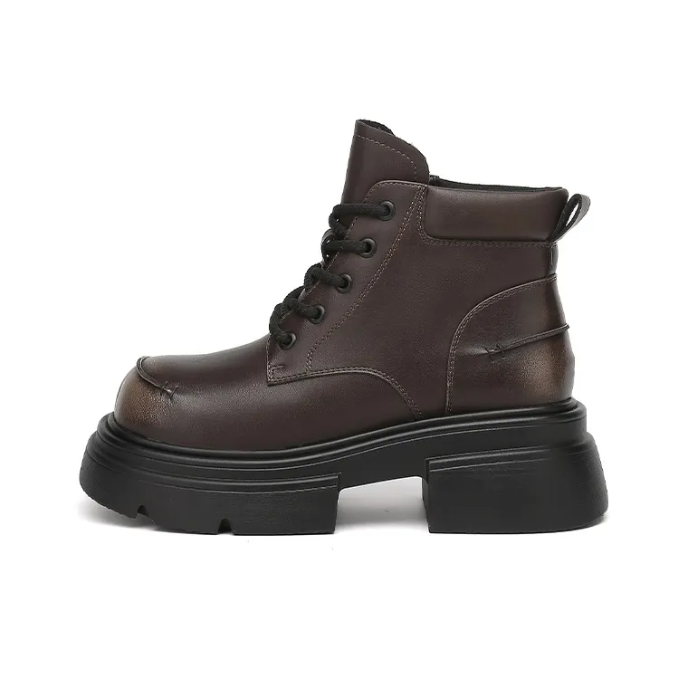 DAPHNE Ankle Boots Women's Black/Brown-7