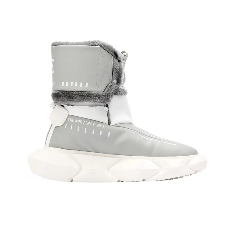 NORVINCY Warm Coverage Snow Boots Unisex Pea Green-1
