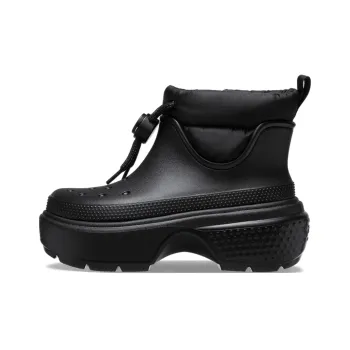 Crocs STOMP PUFF BOOT Ankle Boots Unisex Black