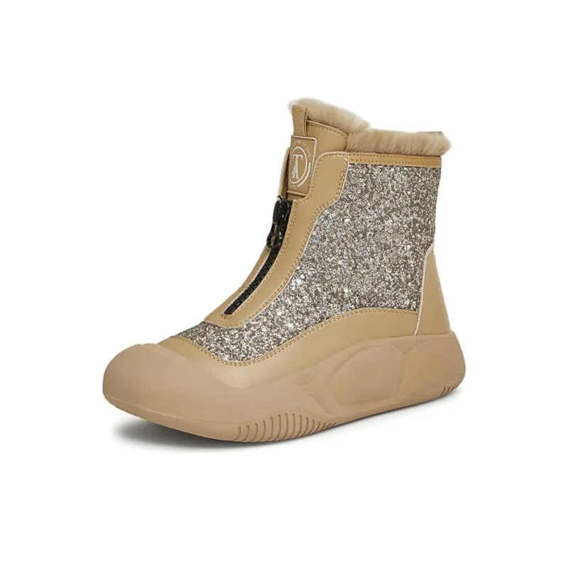 TATA Ankle Boots Women's Silver/Apricot, Silver/Purple, Black-1