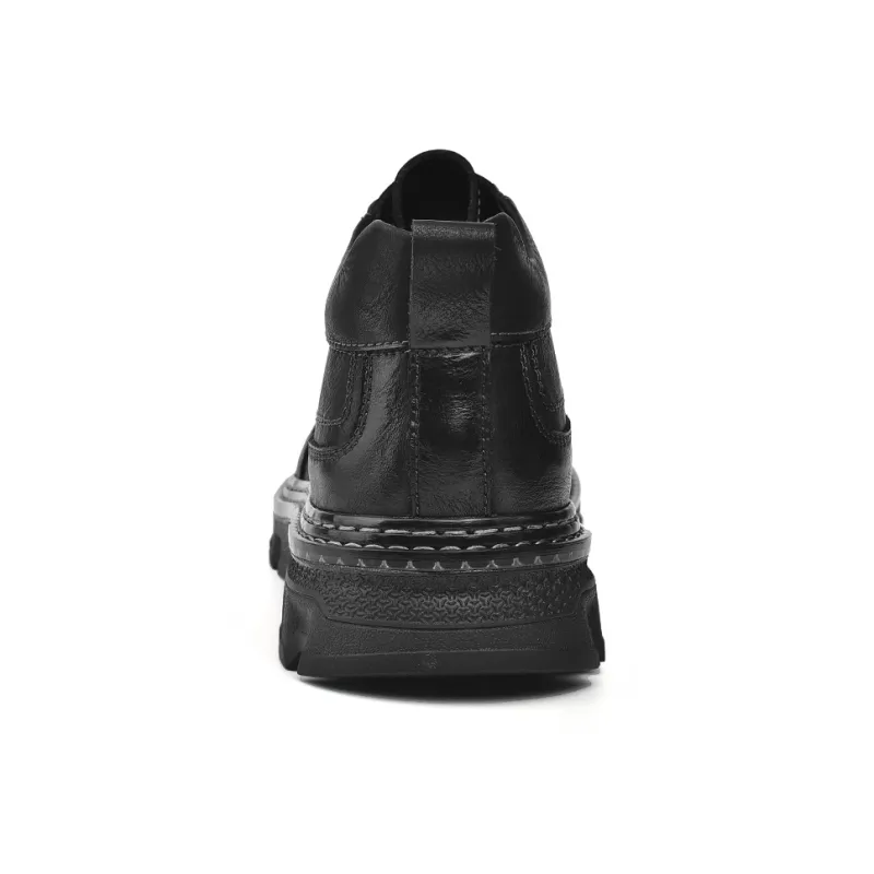Laoks Ankle Boots Men Black/Brown-8