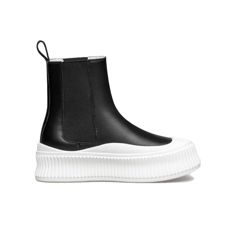 ZRO Short Chelsea Boots 4.6cm Women's Black-1