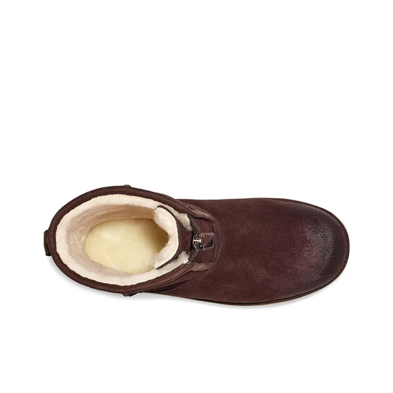 UGG Classic Short Front Zip Boot 'Stout Brown'-4