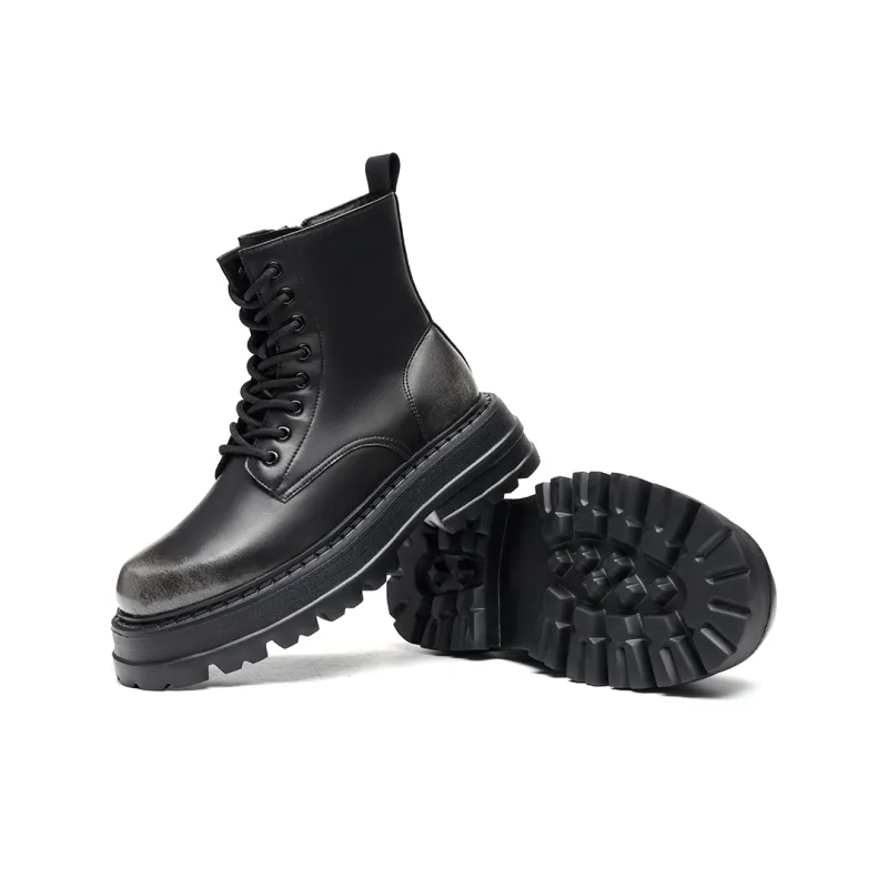 TRUMPPIPE Short Martin Boot Men's Black-7
