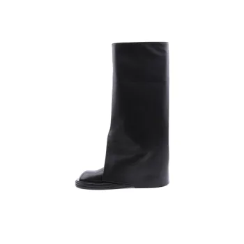 CALVINLUO Knee high Boots Women's Black