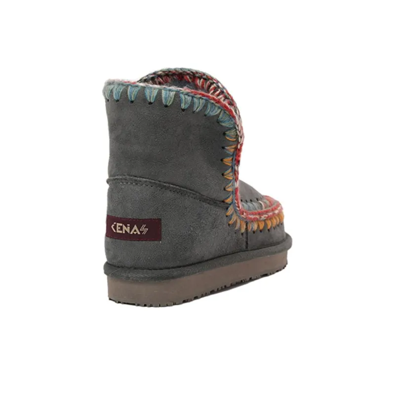 K.D.KENAZ Short Snow Boots Women's Lead-1