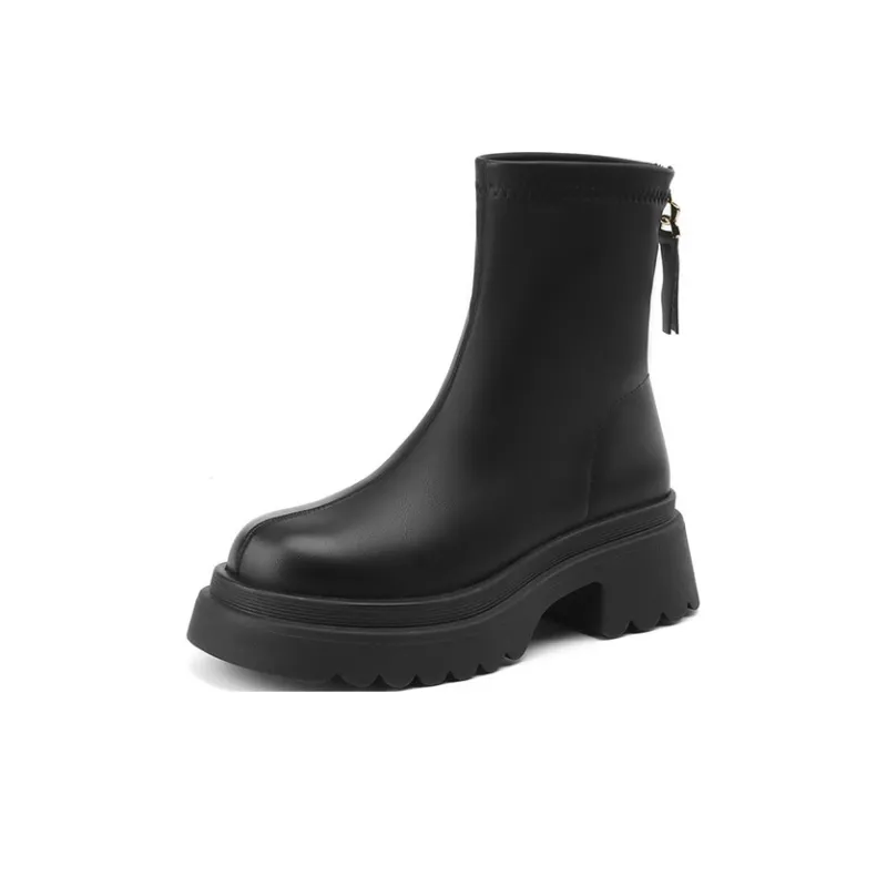 DAPHNE Ankle Boots Women's Black/Brown-1