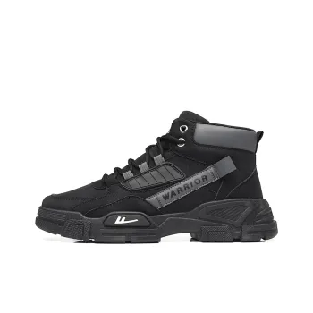 Warrior Short Mid Calf Martin Boot Men's Black
