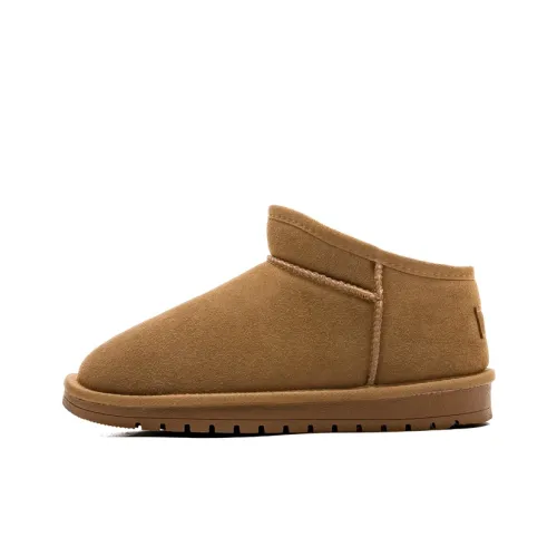 Warrior Wear Resistant Slip Resistant Short Snow Summit Boots Unisex Brown