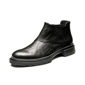 Brounvanm Ankle Boots 4cm Men's Black