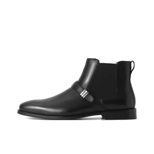 PEDRO Short Chelsea Boots Men's Black