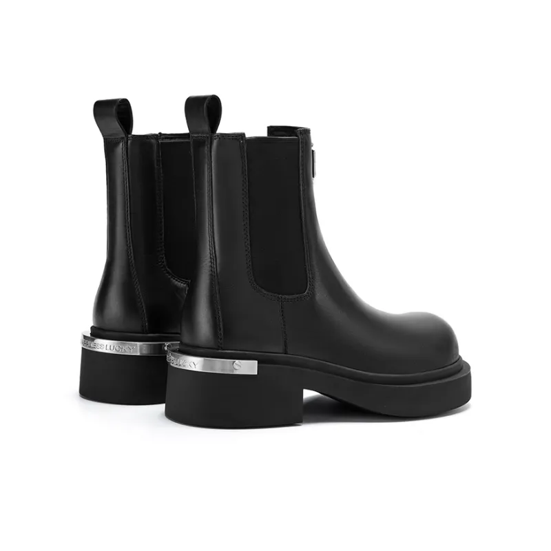 CHERYKALLY Chelsea Boots 5cm Women's Ecru-7