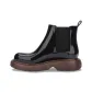 Black with Brown Sole
