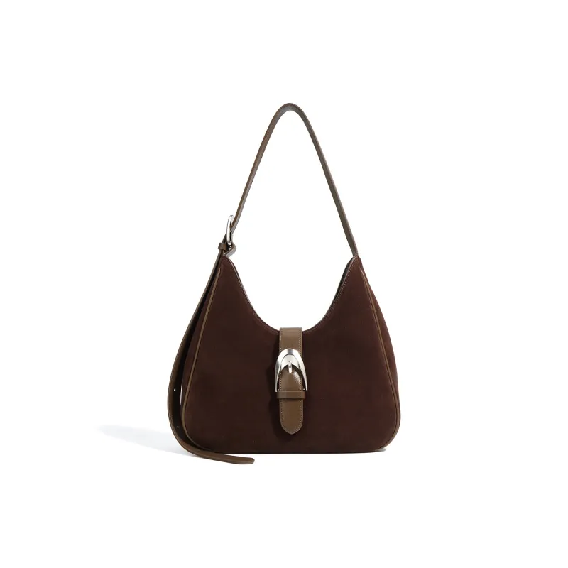 COURONNE Matte Cow Leather Shoulder Bag Regular Women's Multicolor-9