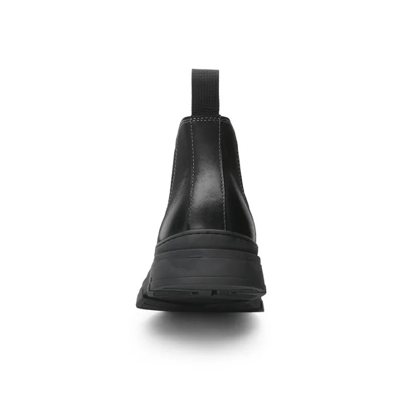 CROWN Chelsea Boots Men's Charcoal Gray-3