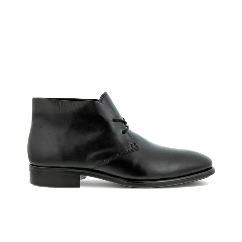 Ecco Ankle Boots Men Low Top Black-1