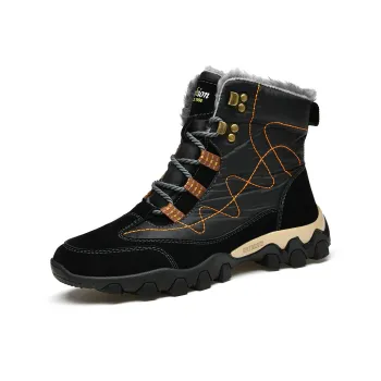 TOMAY Warm Wear-Resistant Slip-Resistant Coverage Snow Boots Unisex