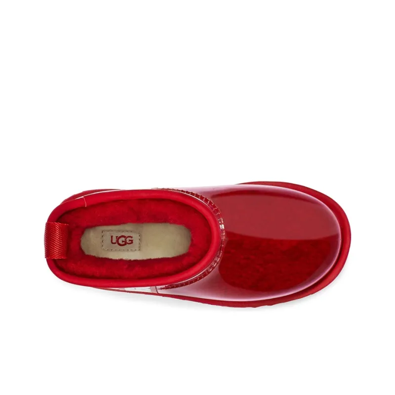 UGG Classic Clear Mini Boot Samba Red Women's-3