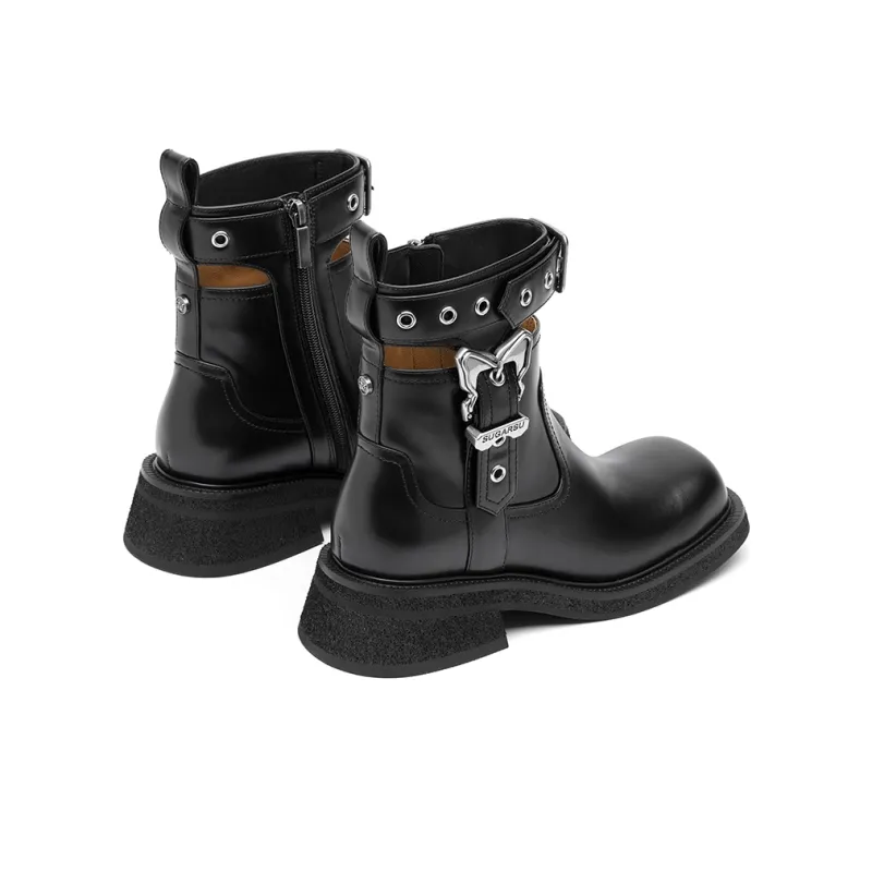 SUGARSU Ankle Boots 4.5cm Women's Black-3