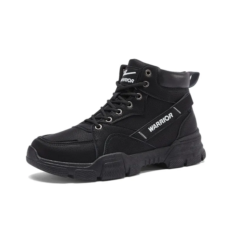Warrior Short Martin Boot Men's Black-1