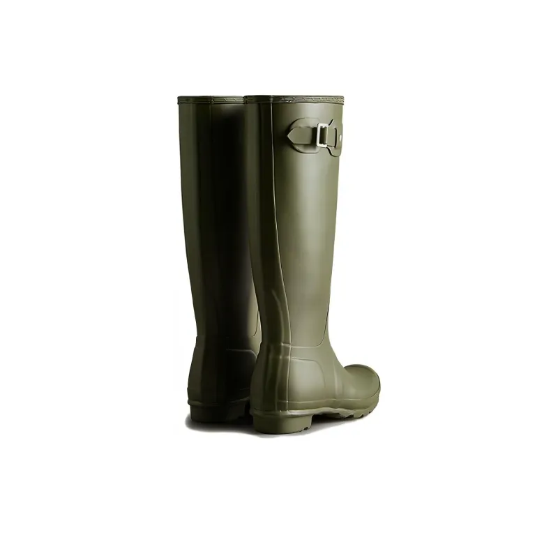 HUNTER Abrasion Resistant Thermal Slip Resistant Rain Boots Women's Green-3
