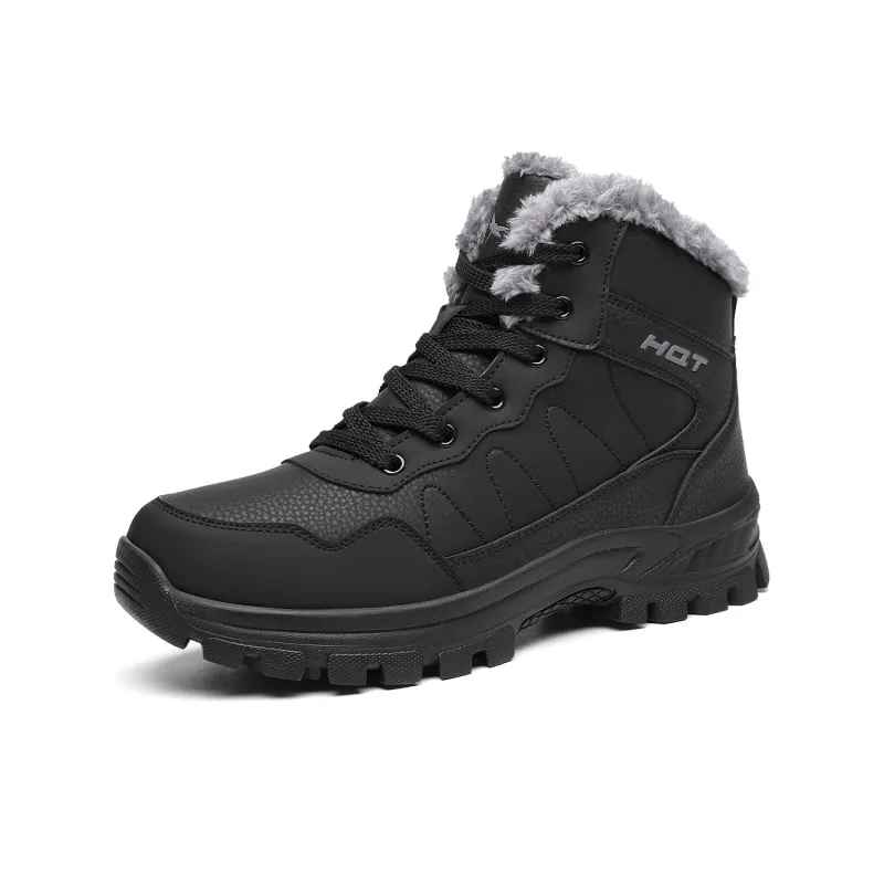 RED DRAGONFLY Snow Boots Men Black-0