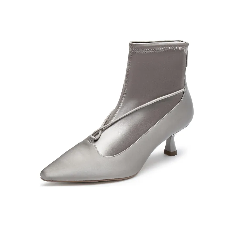Joypeace Ankle Boots High Heel Women's-2