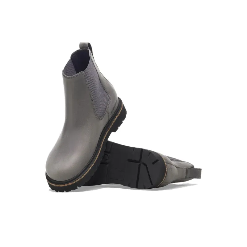 Birkenstock Highwood Slip On Mid Short Chelsea Boots Men's Gray Narrow Fit-5