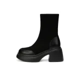 Black Stretch Boots