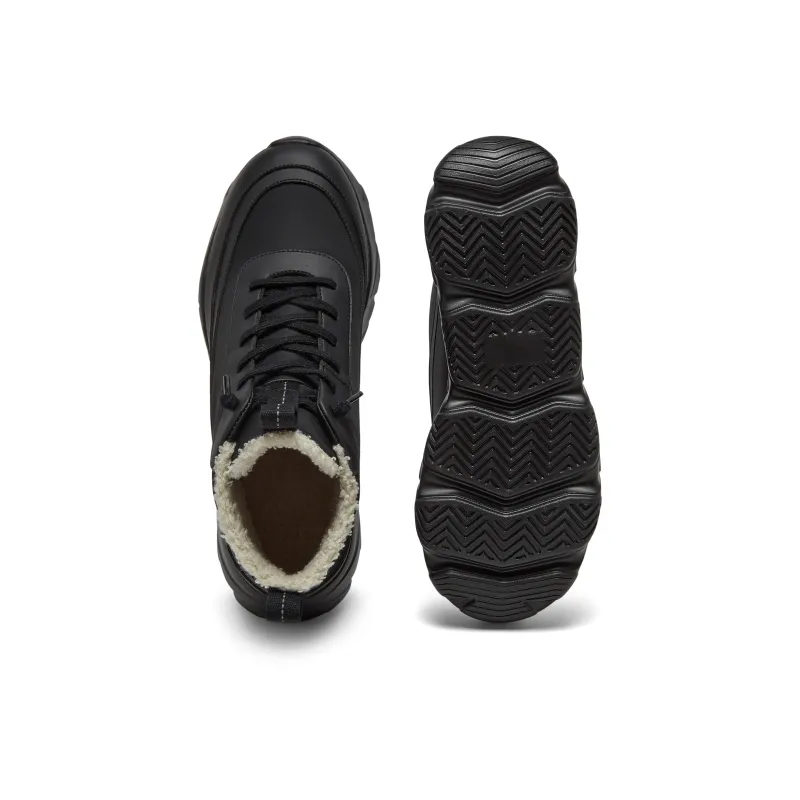 Walk More Windy Shoes Fleece Lined Wear Resistant Height Increasing Warm Snow Boots Unisex-4