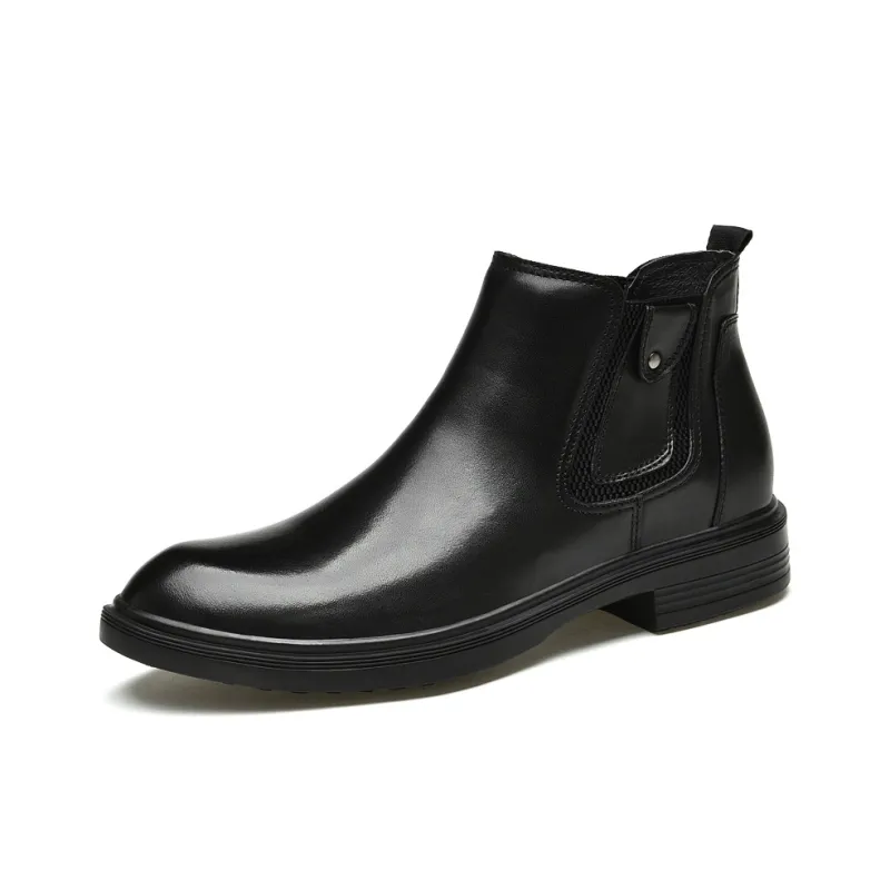Bull Thunder Short Chelsea Boots Unisex Black-0