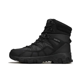 HUMTTO Cushioning Coverage Balance Short Mid Calf Snow Boots Women's Black