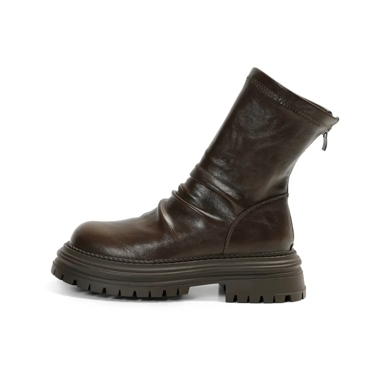 Earl Cat Ankle Boots Women's Black/Brown/Black Fleece Lined/Brown Fleece Lined-15