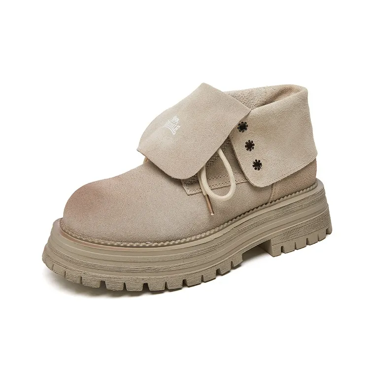 LONSDALE Short Martin Boot Women's Beige-2