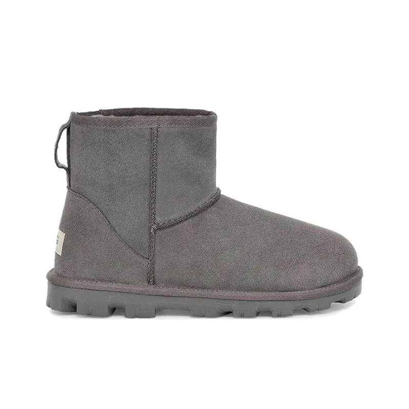 UGG Essential Mini Classic Fleece Lined Gray Women's-1