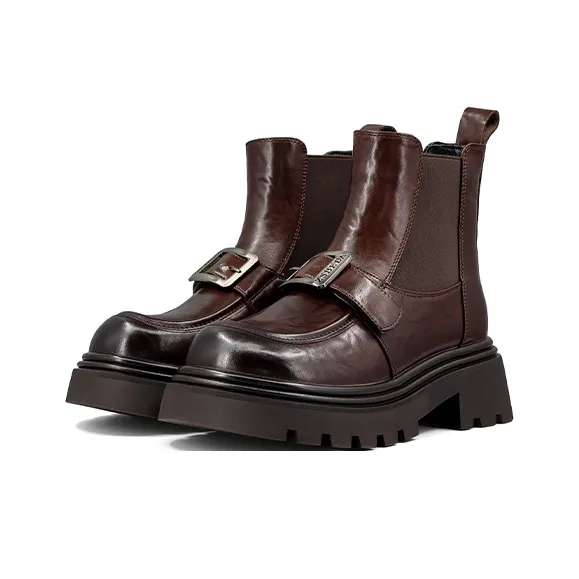 ZSBELLA Ankle Boots Women's Black/Brown-8