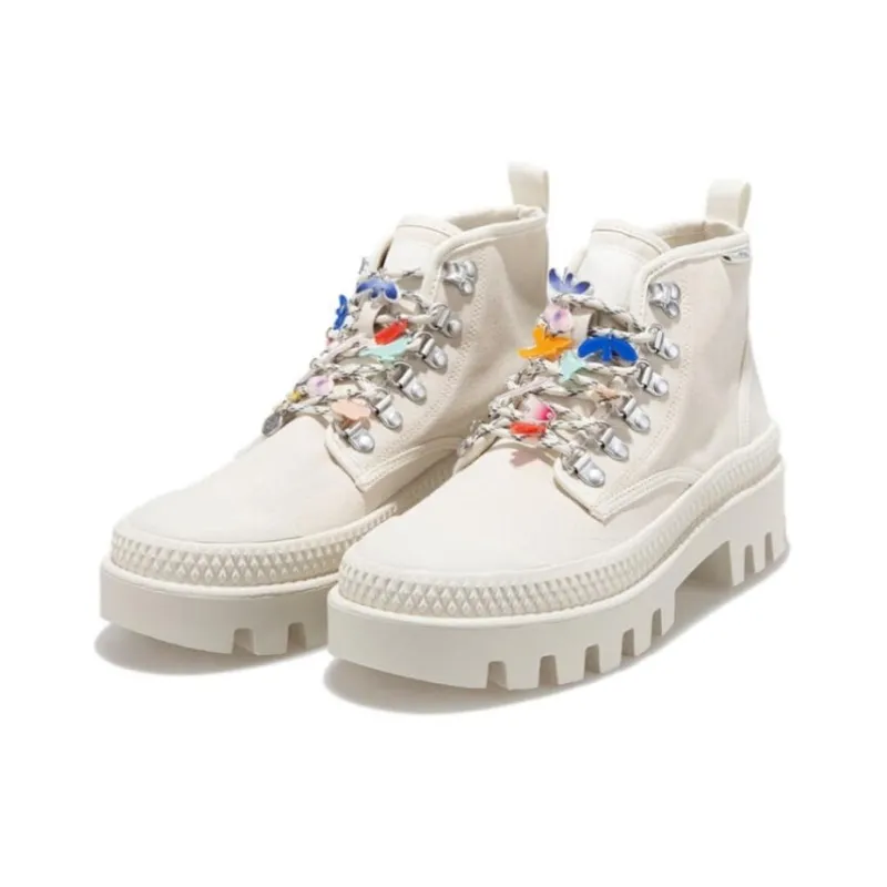 Palladium x GOOD BAI Pampa Outdoor Boots Unisex White-1