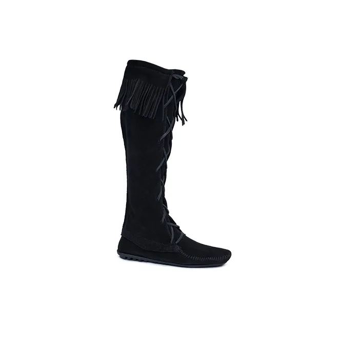 MINNETONKA Knee-high Boots Women's Black-1