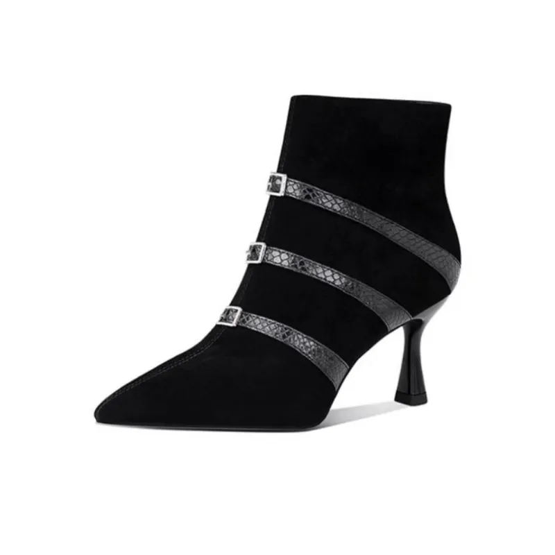 JESSICA SOPHIA Slim Boots Ankle Boots 6.5cm Women's-0
