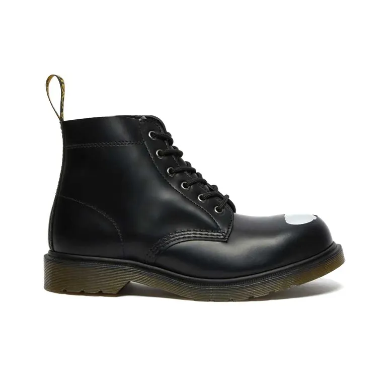 Dr.Martens 101 Exposed Steel Toe Leather Ankle Boots 'Black'-1