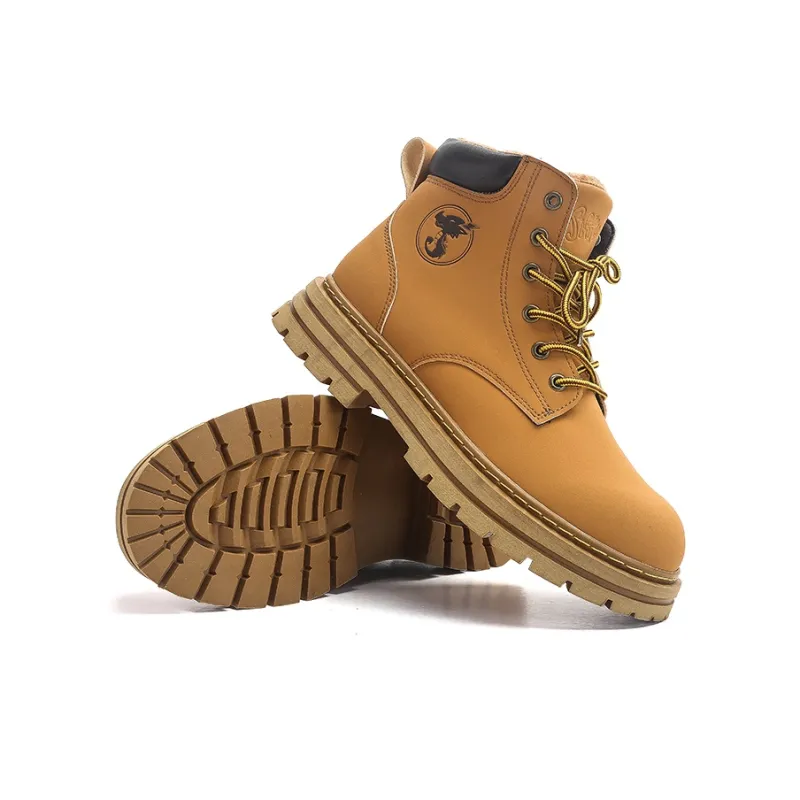 Jifffly Crew Martin Boot Unisex Camel-3