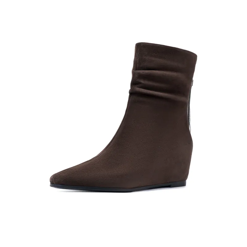 HARSON Ankle Boots Women's Black/Chocolate-2