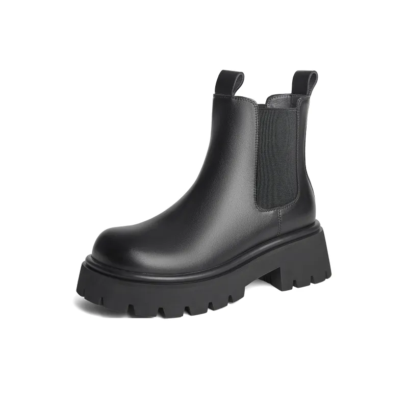 Senda Short Chelsea Boots Women's Black-4