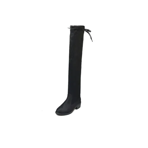 Pretty Tiffin Over-the-knee Boots Women's Black