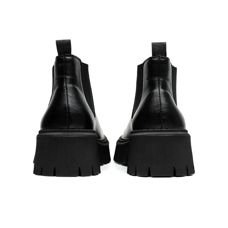 GZZ Chelsea Boots Men Black-4