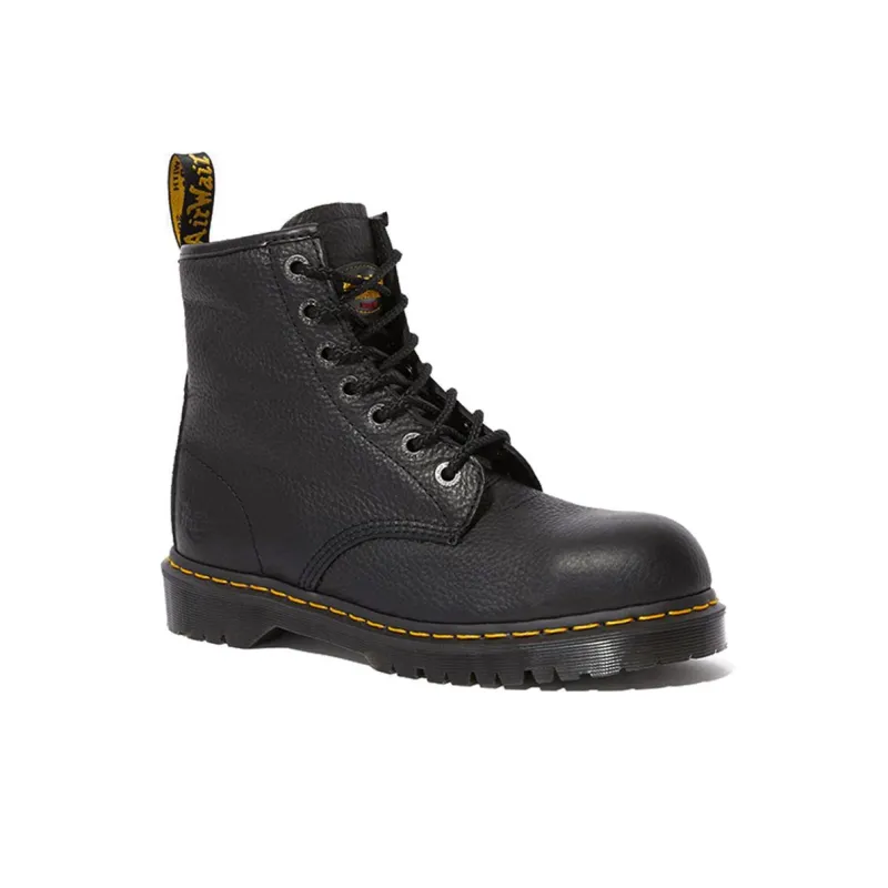 Dr.Martens Icon 7B10 Leather Steel Toe Work Boots 'Black'-2